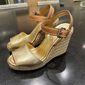 Prada Wedge Sandal, Women's Size 40